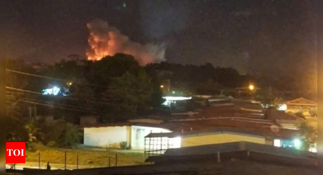 Explosion at Thermoelectric Power Plant Causes City-wide Blackout in Panama

(Or alternatively: City-wide blackout hits Panama due to explosion at power plant)